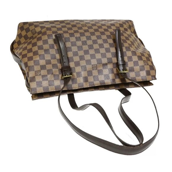 LOUIS VUITTON Chelsea Shoulder Tote Bag Damier Leather BN France N51119 76EB757 - Picture 6 of 15